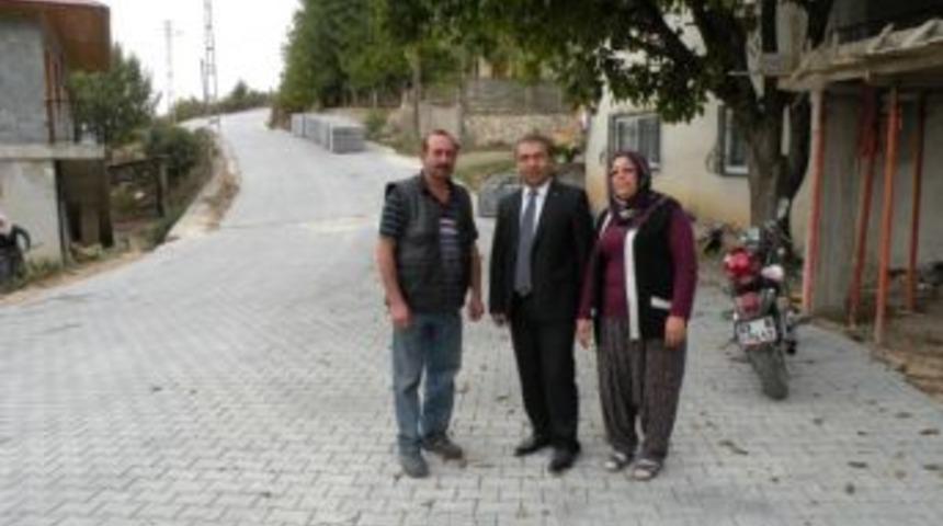 &Ccedil;amlıyayla'nın Yollarına Parke Taşı D&ouml;şeniyor