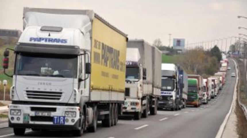 Kapıkule Yolundaki TIR Kuyruğu Edirne&rsquo;ye Ulaştı