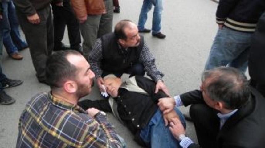 Ereğli'de Bayan S&uuml;r&uuml;c&uuml;, Yaşlı Adama &Ccedil;arptı