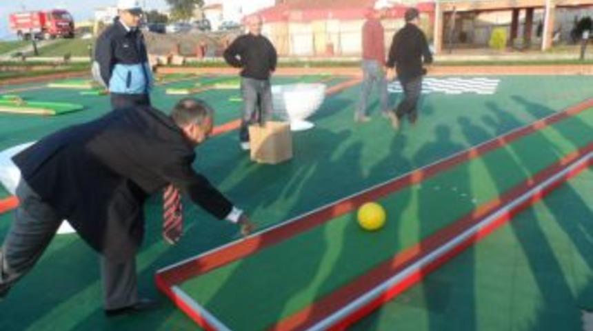Mini golf ve Bovling Sahası a&ccedil;ıldı