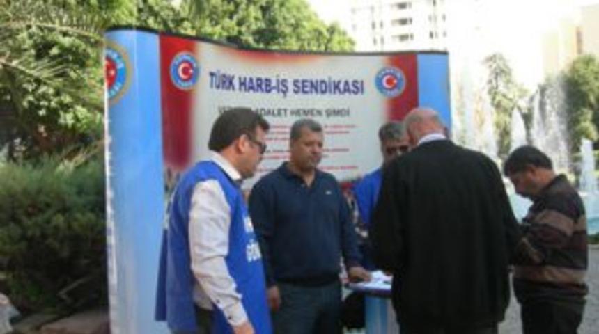 Harb-İş Sendikasın&rsquo;dan imza kampanyası