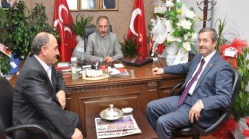 Başkan Tahmazoğlu Mhp&rsquo;yi Ziyaret Etti