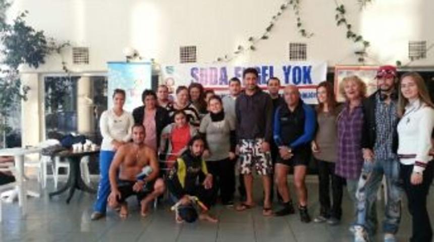 Kuşadası&rsquo;nda Bedensel Engellilere Dalış Eğitimi Verildi