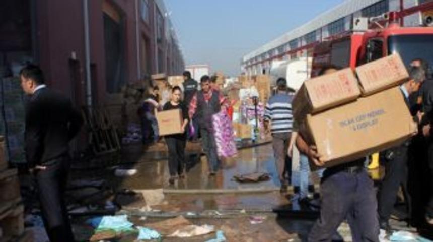İmalathanede &Ccedil;ıkan Yangın Maddi Hasara Neden Oldu