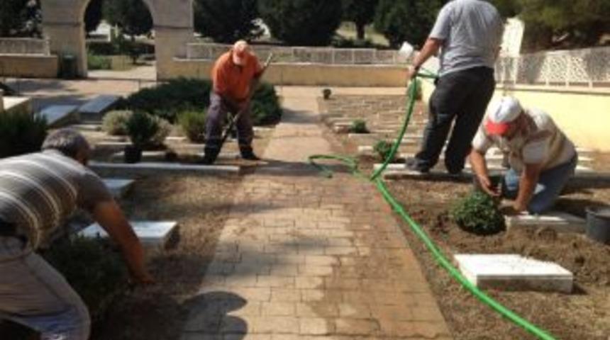 Sargı Yeri Şehitliği &Ccedil;i&ccedil;ek Bah&ccedil;esine D&ouml;nd&uuml;
