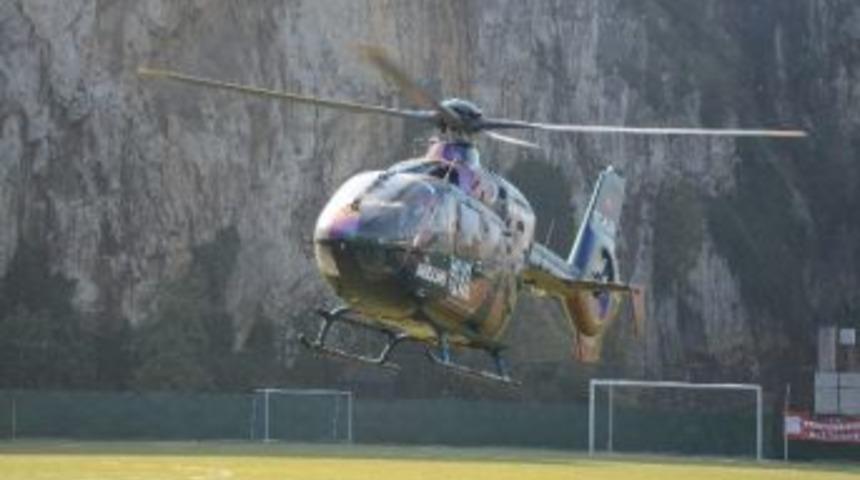 İki G&uuml;nl&uuml;k Bebek İ&ccedil;in Hava Ambulansı Geldi