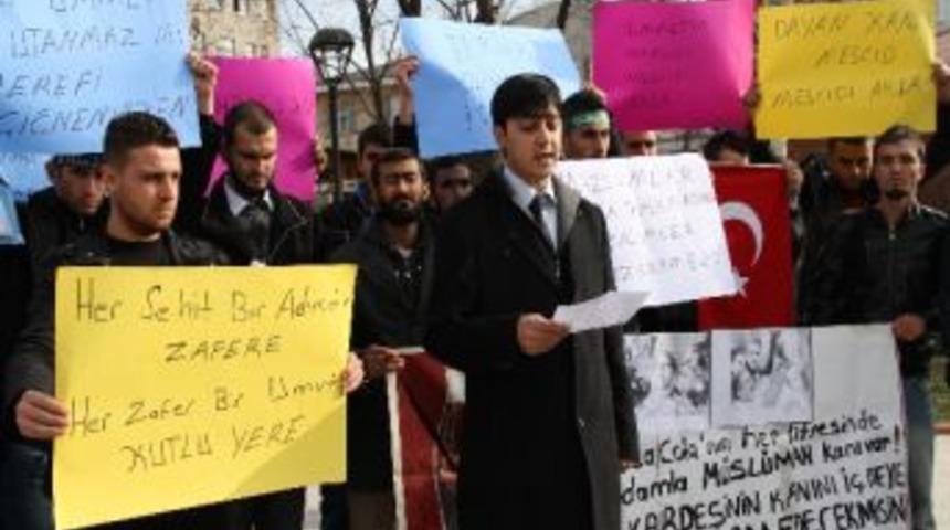 Ardahan&rsquo;da İsrail Protestosu