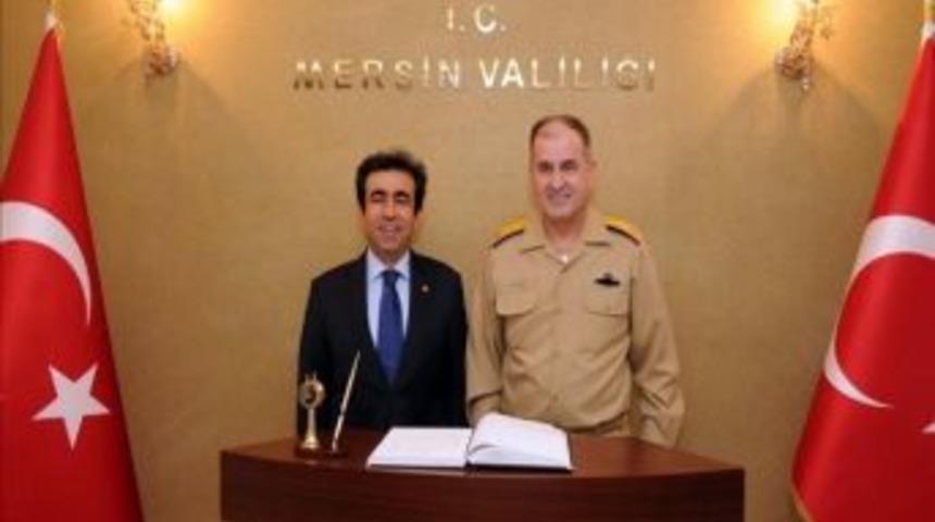 Koramiral Kezek&rsquo;den Vali G&uuml;zeloğlu&rsquo;na Ziyaret