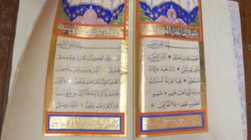 Kur&rsquo;an-ı Kerimler, Vali Şahin'e g&ouml;sterildi