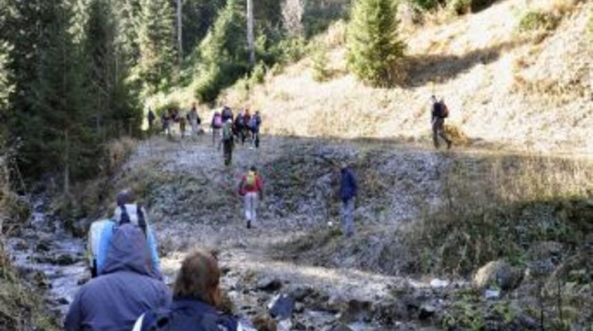 G&uuml;m&uuml;şhane Ve Trabzonlu Dağcılar Ortak Y&uuml;r&uuml;y&uuml;ş D&uuml;zenledi