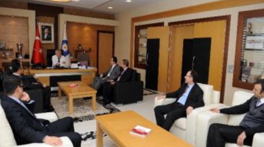 Başkan Akaydın&rsquo;a Baro Y&ouml;netiminden Ziyaret