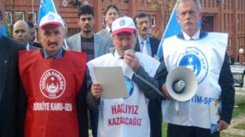 Adalet &Ccedil;alışanları &ldquo;adalet&rdquo; İstiyor