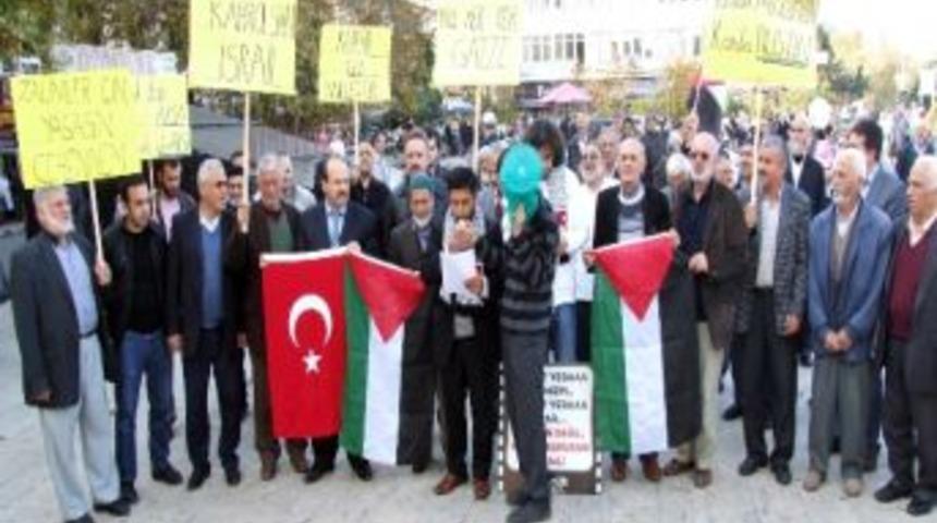 Trabzon&rsquo;da Gazze Saldırısı Protesto Edildi