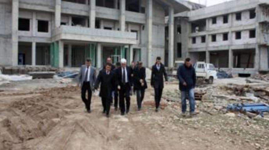 Vali Koca, Pmyo İnşaatında İncelemelerde Bulundu