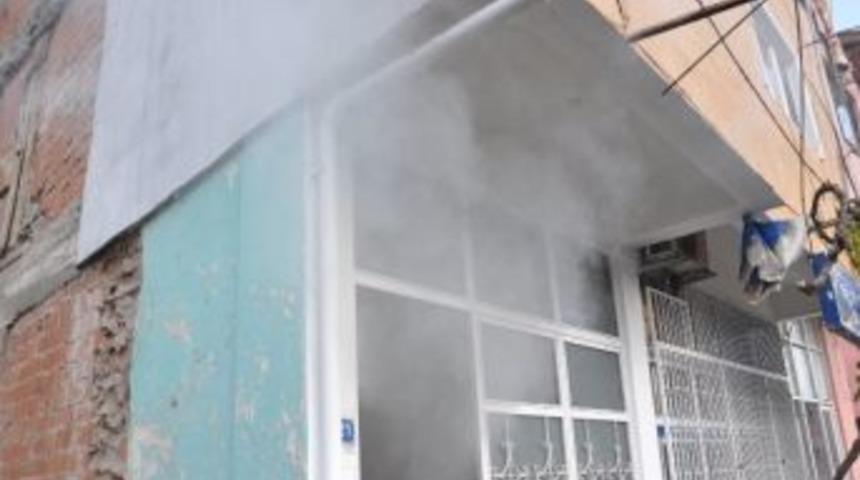 Dursunbey'de Korkutan Yangın