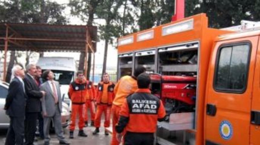 Afad'a Termal Kameralı Kurtarma Aracı Alındı