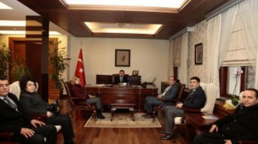 Meslek Oda&rsquo;larından Vali Başk&ouml;y&rsquo;e ziyaret