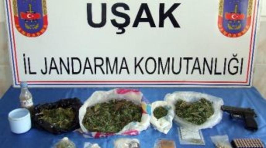Uşak&rsquo;ta Esrar Operasyonu