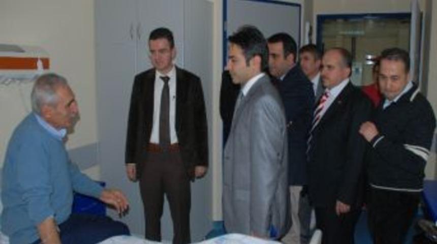 Kamu Hastaneleri Birliği Mardin Genel Sekreteri Şemsettin D&ouml;ğ&uuml;c&uuml; Midyat Devlet Hastanesine İncelmelerde Bulundu