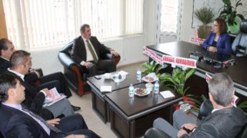 K&ouml;ktaş'tan Hanife Baş'a Ziyaret