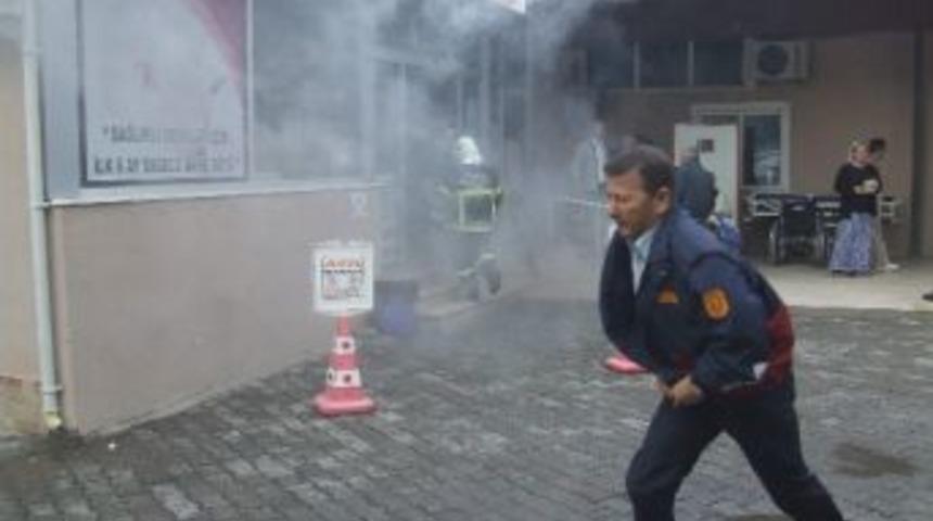 Ortaca Devlet Hastanesi&rsquo;nde Yangın Tatbikatı