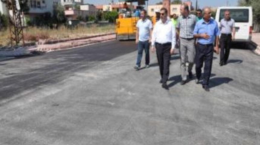 Y&uuml;reğir'de Yol &Ccedil;alışmaları