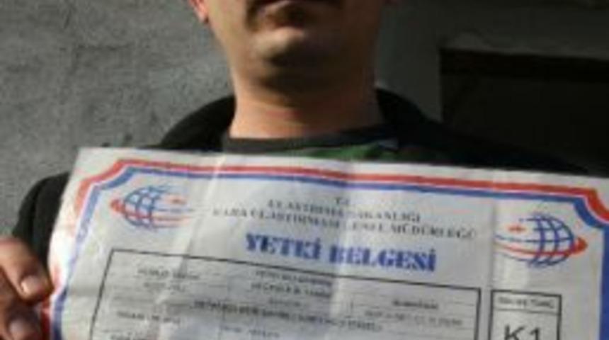 Kendilerine Sahte K-1 Belgesi Verildiğini İddia Eden Kamyoncular İsyanda