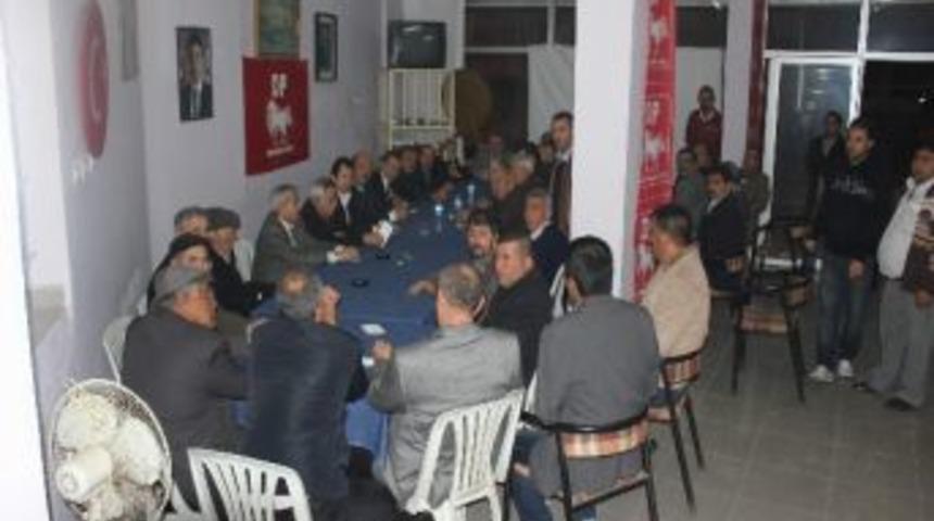 Dp Manisa İl Başkanı Onbaşıoğlu, Alaşehir'de Teşkilatını Ziyaret Etti