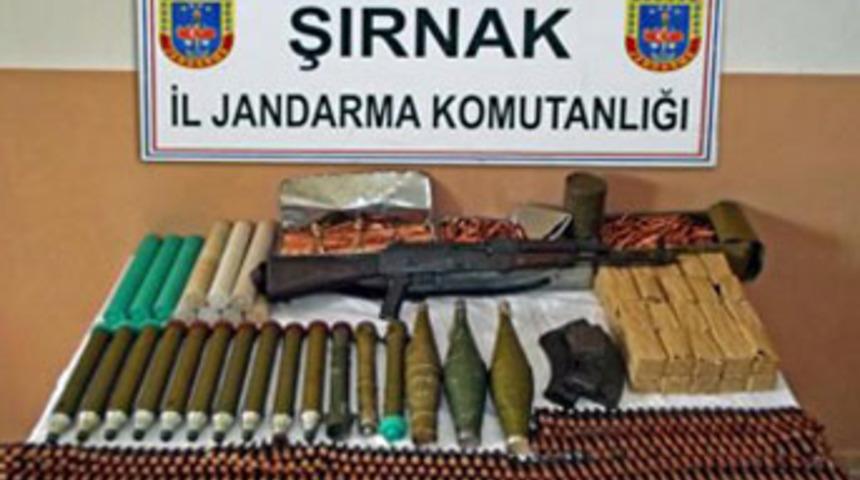 PKK'ya giden cephanelik ele ge&ccedil;irildi