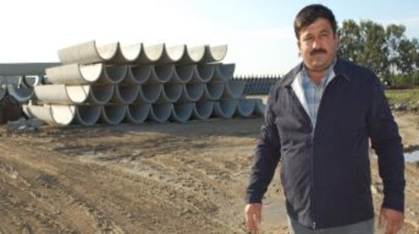 Beton Kanallarla 11 Bin D&ouml;n&uuml;m Arazi Sulanacak