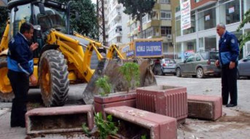 Zabıtadan &lsquo;kaldırım Işgaline&rsquo; M&uuml;dahale