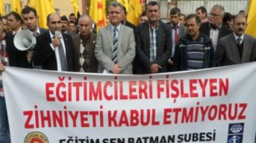 Eğitim Sen'den Batman&rsquo;da Yapılan Fişlemelere Tepki