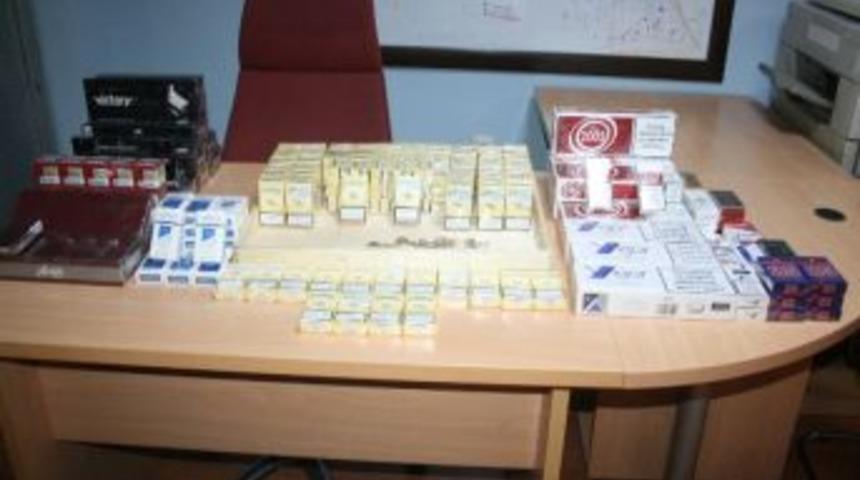 Perşembe Pazarı&rsquo;na Ka&ccedil;ak Sigara Operasyonu