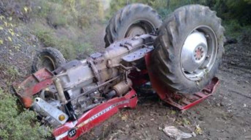 Odun Y&uuml;kl&uuml; Trakt&ouml;r Devrildi: 1 &Ouml;l&uuml;