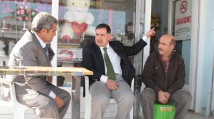 Zenbilci, esnaf ziyareti yapıyor