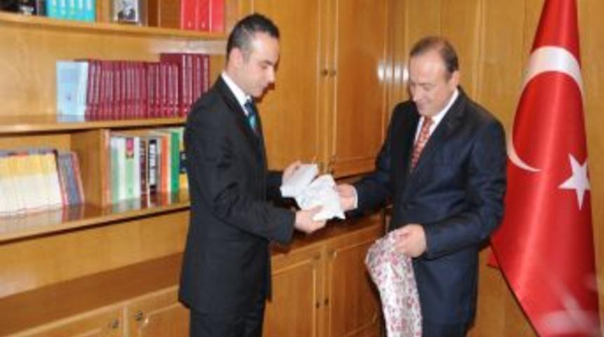 Vali Recep Kızılcık, Eğitimcileri Kabul Etti