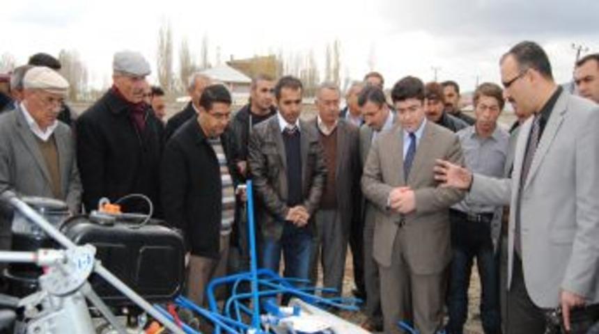 Y&uuml;ksekovalı &Ccedil;ift&ccedil;ilere Makine Ve Ekipman Desteği