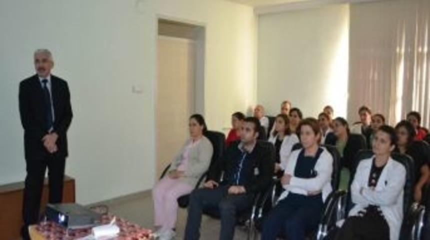 Kula Devlet Hastanesi'nde Sivil Savunma Eğitimi Yapıldı