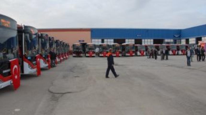 Samsun&rsquo;da Yeni Otob&uuml;sler Devrede