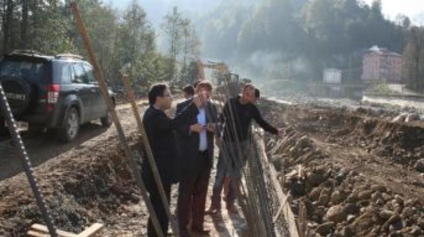 Rize'de Sel Felaketlerine Karşı &Ouml;nlem