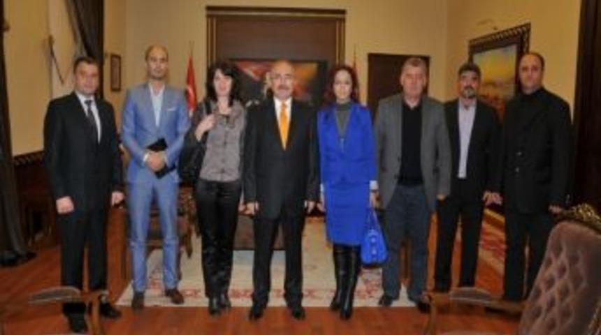 Bulgaristan Heyetinden Vali Yaman&rsquo;a Ziyaret