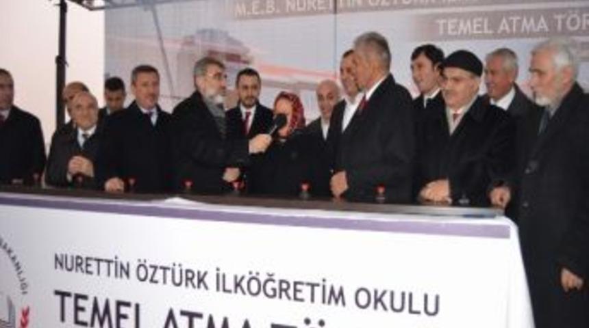 Bakan Yıldız Okul A&ccedil;ılışına Ve Temel Atma T&ouml;renine Katıldı