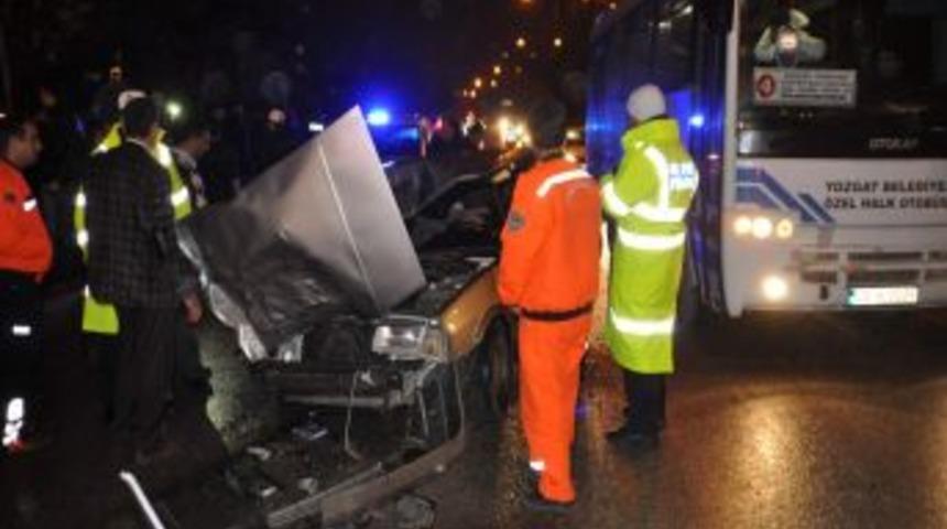 Yozgat&rsquo;ta Trafik Kazası: 1 &Ouml;l&uuml; 2 Yaralı