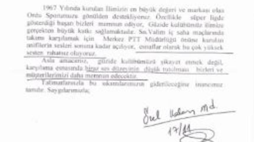 Taraftara &lsquo;g&uuml;r&uuml;lt&uuml;&rsquo; Uyarısı