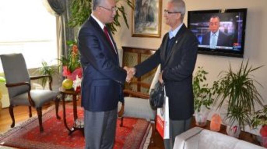 Sendika Başkanları Vali Daş&ouml;z&rsquo;&uuml; Ziyaret Etti