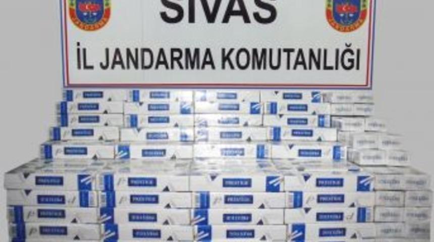 Sivas&rsquo;ta Ka&ccedil;ak Sigara Operasyonu