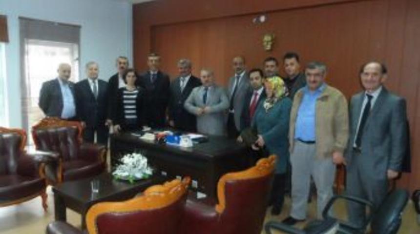 Milli Eğitim M&uuml;d&uuml;r&uuml;n&uuml; ziyaret Ettiler