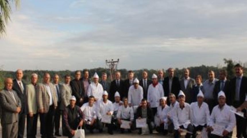 Tescilli Adana Kebabı Eğitimi Alan Kursiyerlere Sertifikaları Verildi