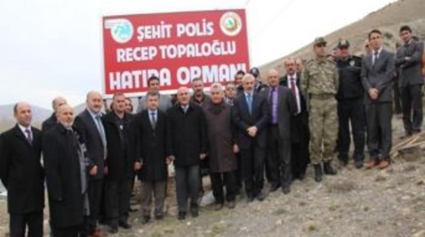 Şehit Recep Topaloğlu Adına Hatıra Ormanı