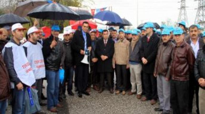 Bakır İşletmesi Önünde Eylem